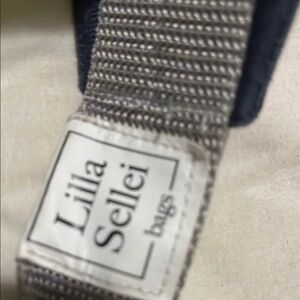 Lilla Sellei Floral Blue and Green Backpack